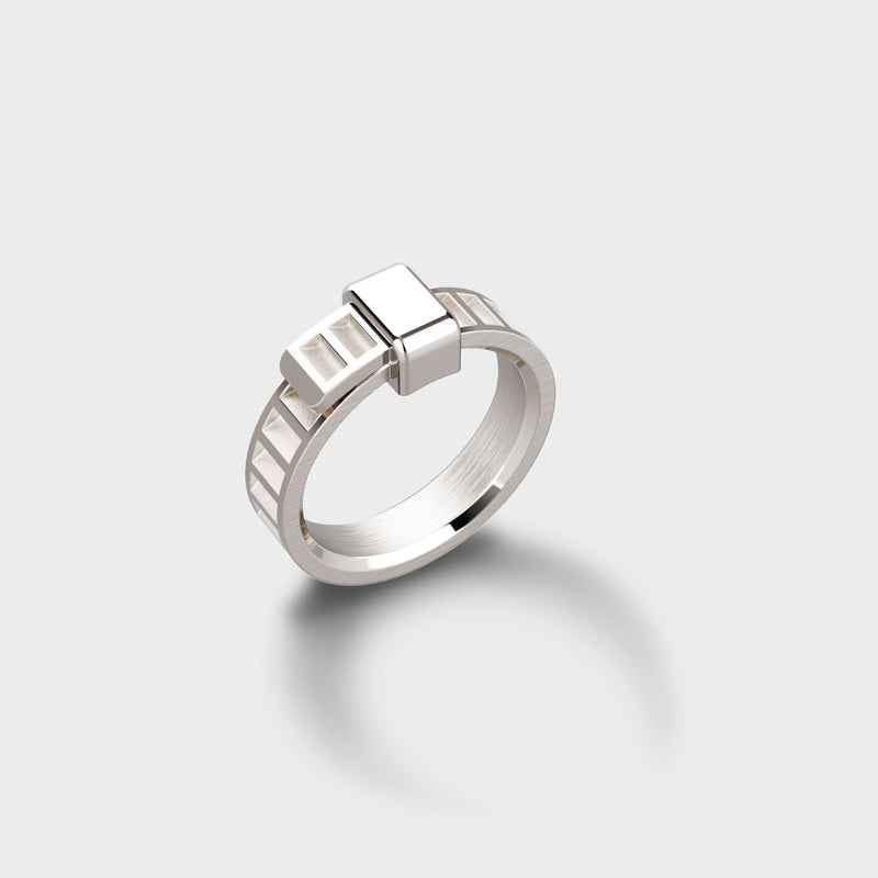 Bague Bind Me Argent Lisse