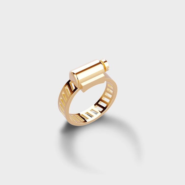 Love Affair Gold Ring - Smooth