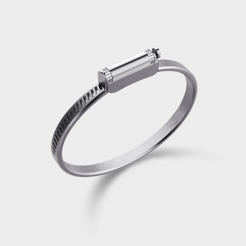 Bracelet Love Affair Argent & Serti-Partiel Diamants Blancs