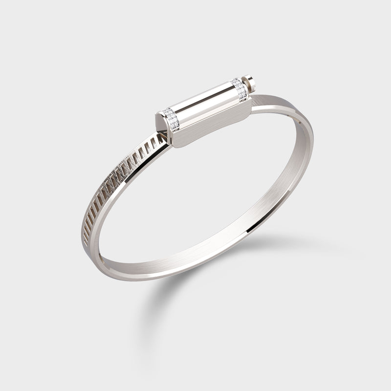 Bracelet Love Affair Argent & Serti-Partiel Diamants Blancs