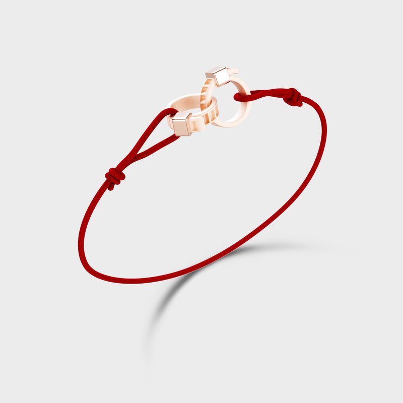 Bracelet cordon Bind Me Or Lisse